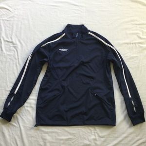 Umbro Men’s Half Zip Training Pullover Jacket NWOT